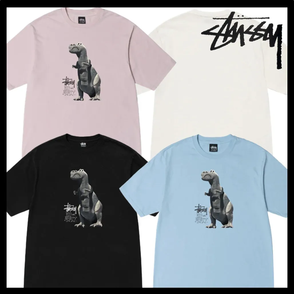 STUSSY street unisex skater shirts