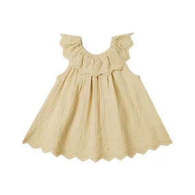 Lemon Yellow Isla Dress by Quincy Mae