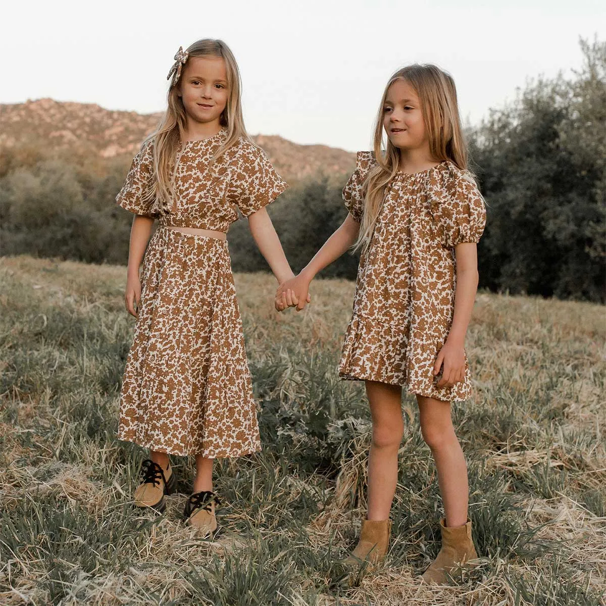 Gold Gardens Willow Dress by Rylee + Cru