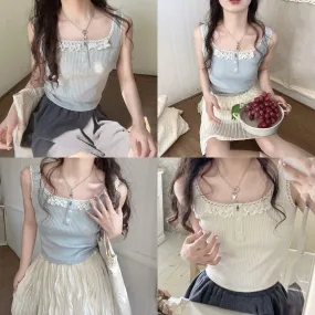 Cute Angel Lace Sling Vest BY5230