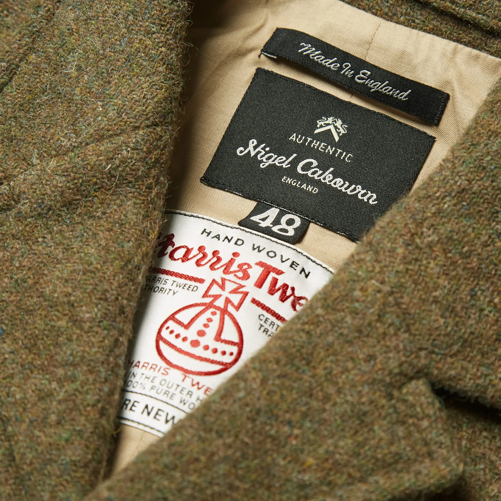 Army Harris Tweed Mallory Vest by Nigel Cabourn