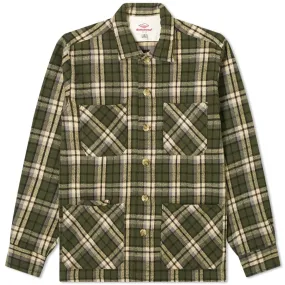 Battenwear Green Plaid 5 Pocket Canyon Shirt