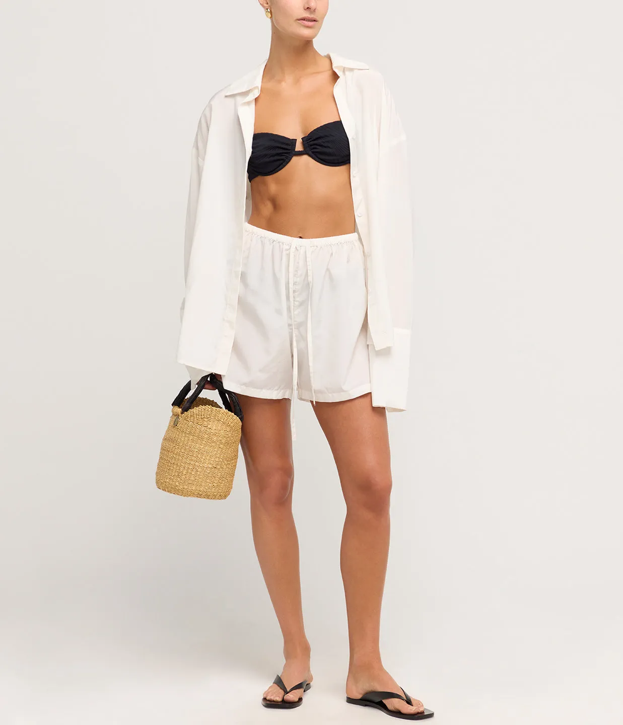 Beau Short in Ivory