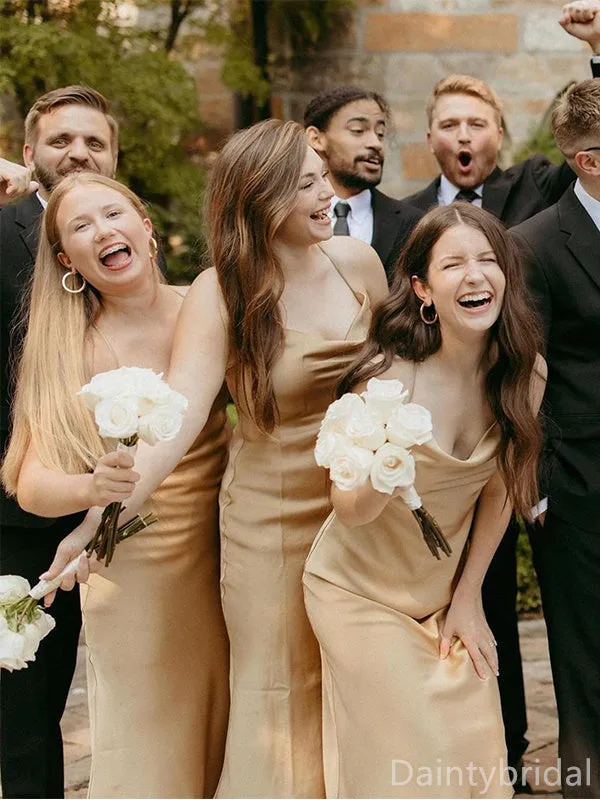 BG367 Champagne Bridesmaid Dresses