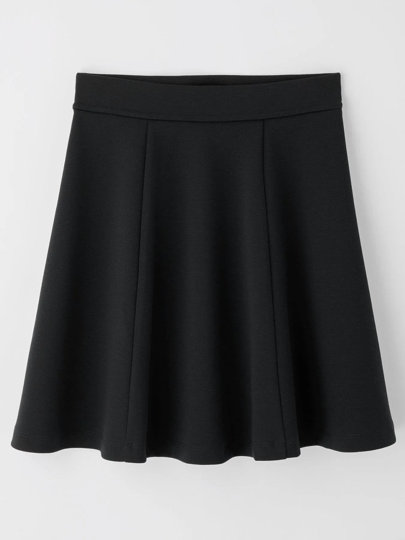 Black Jersey Skater Skirts Everyday Girls Set of 2