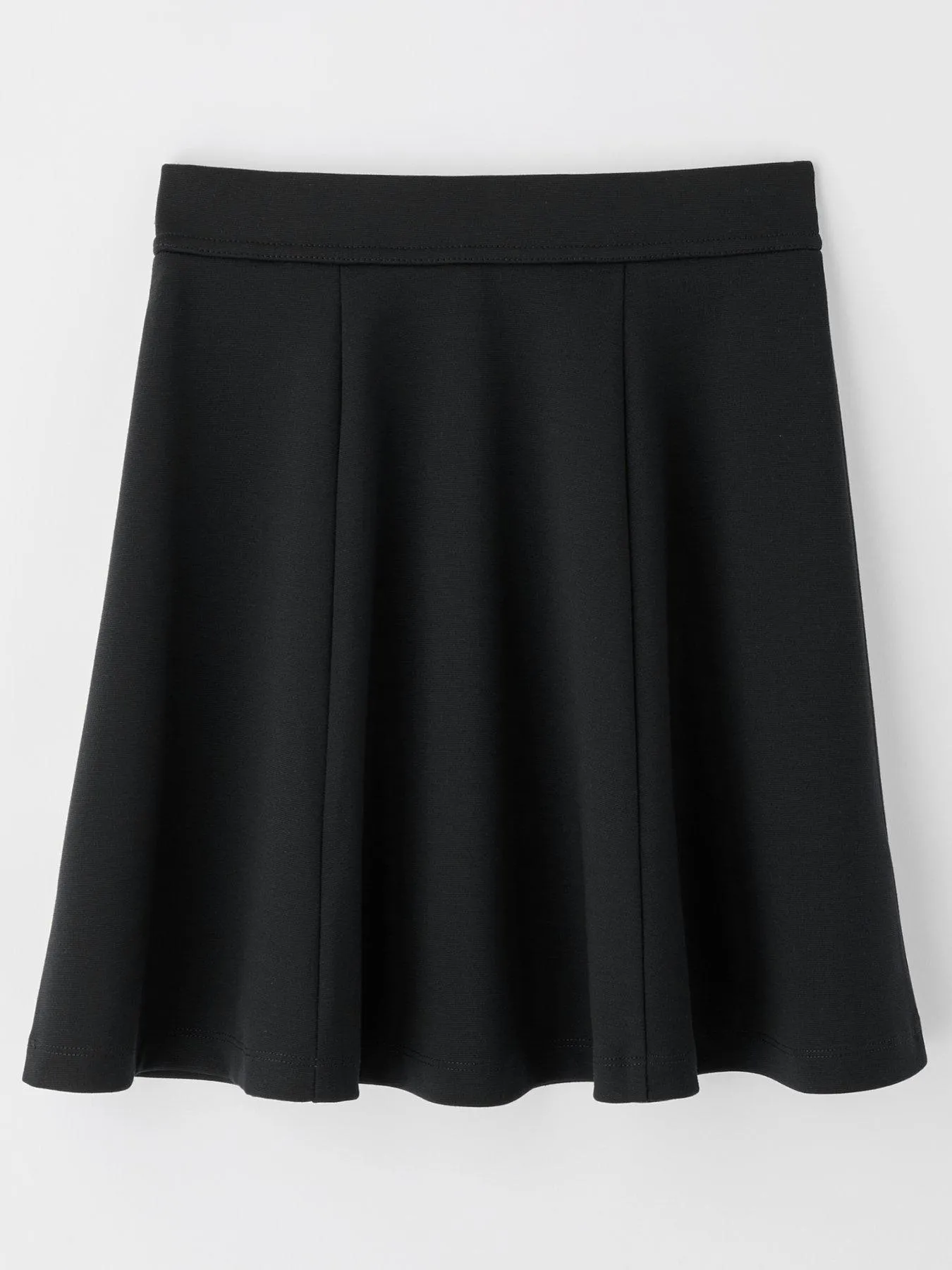 Black Jersey Skater Skirts Everyday Girls Set of 2