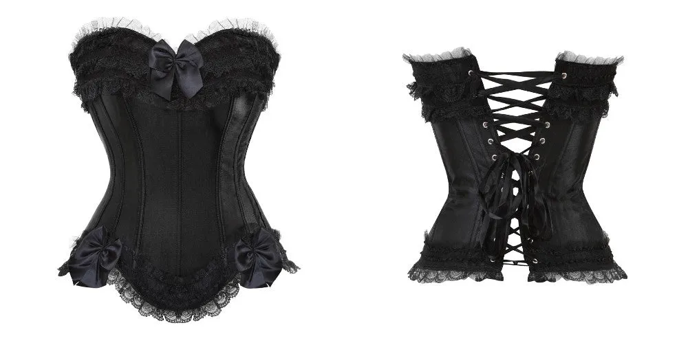 black corset drag poison