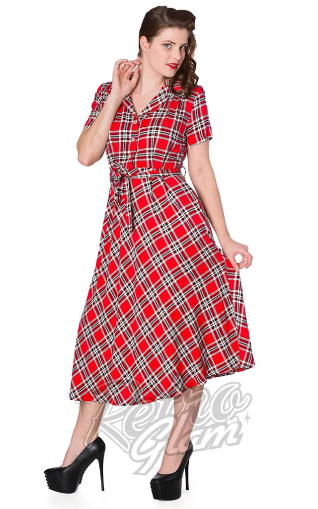 Red Plaid Dorothy Dress