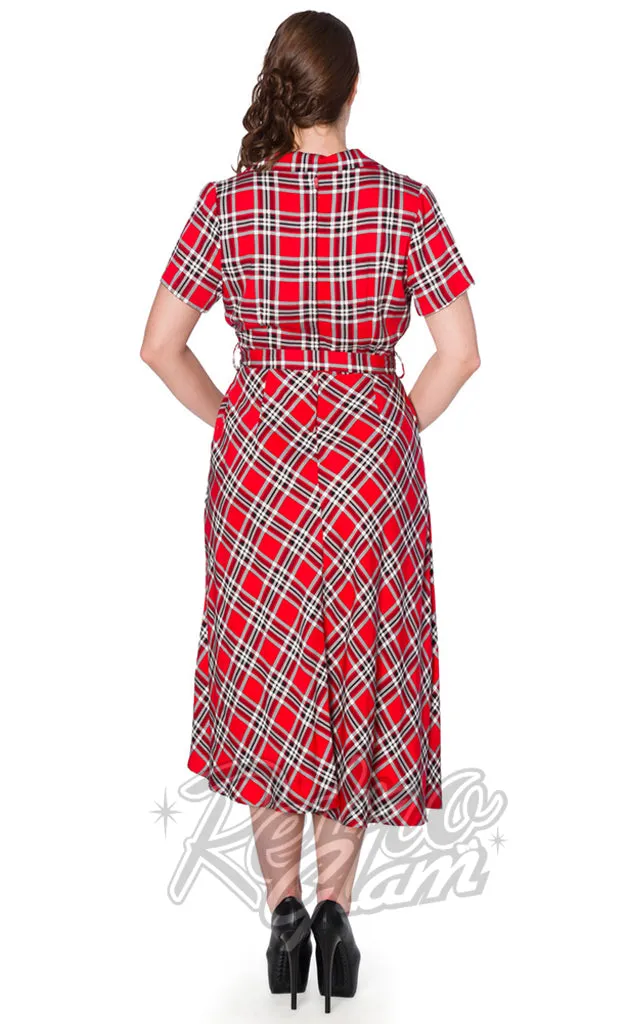 Red Plaid Dorothy Dress