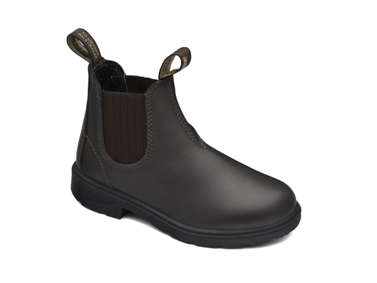 Blundstone 630 Kids Brown Premium Leather Elastic Boots