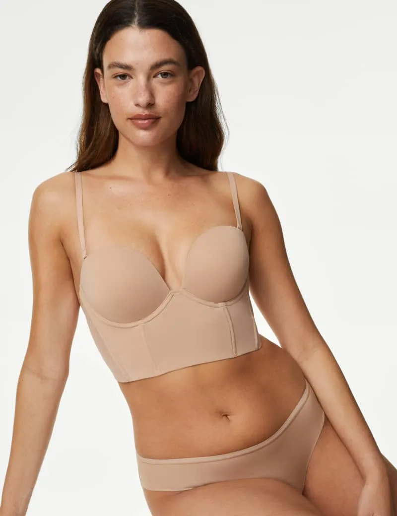 Body Define Push-Up Bra A-E with Low Back Wiring