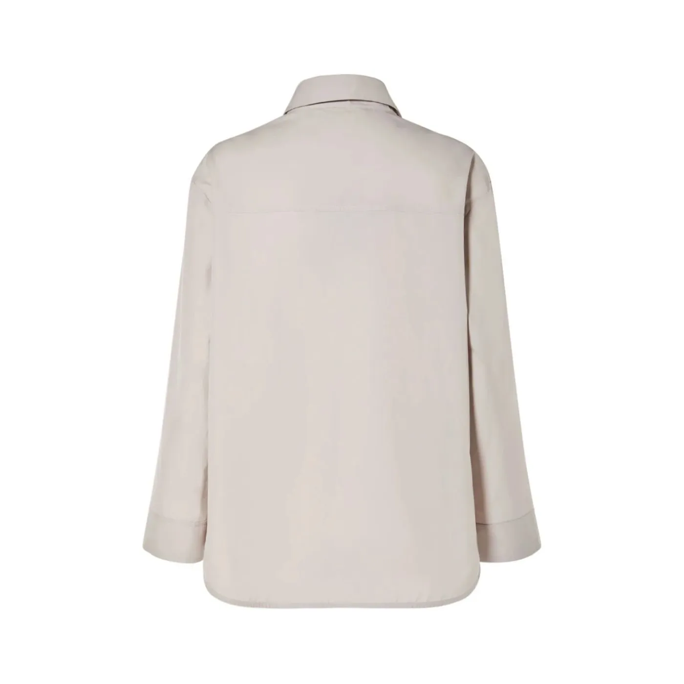 Casual Style Long Sleeves Plain Cotton Shirts & Blouses