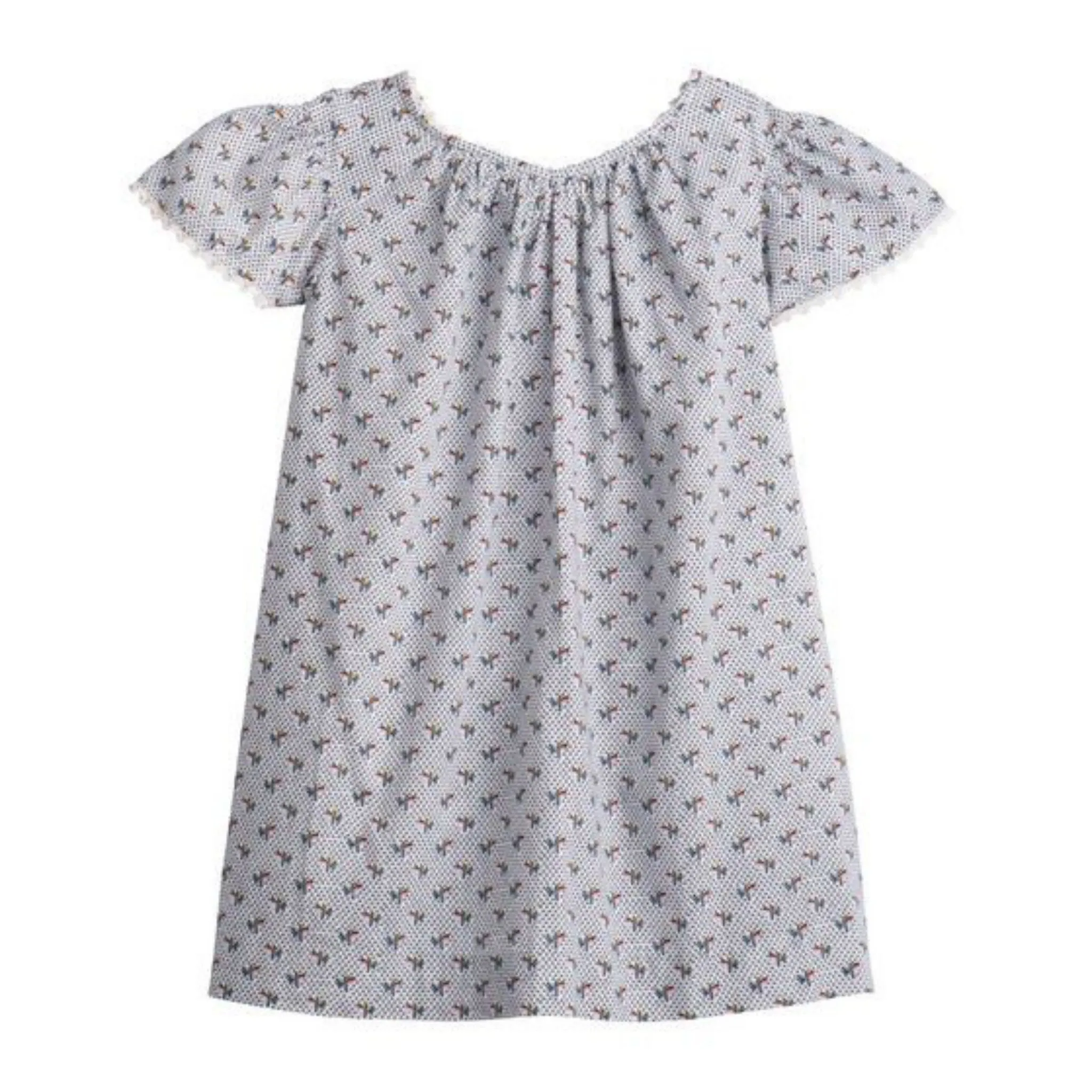 12-Month-Old Bonpoint Cotton Sundress with Floral Print