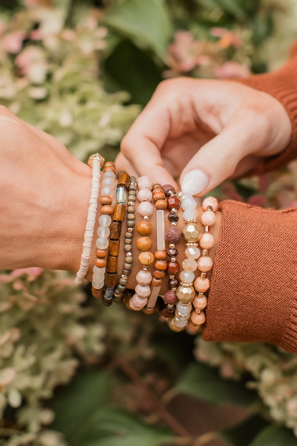 Brown Love Bracelet Set