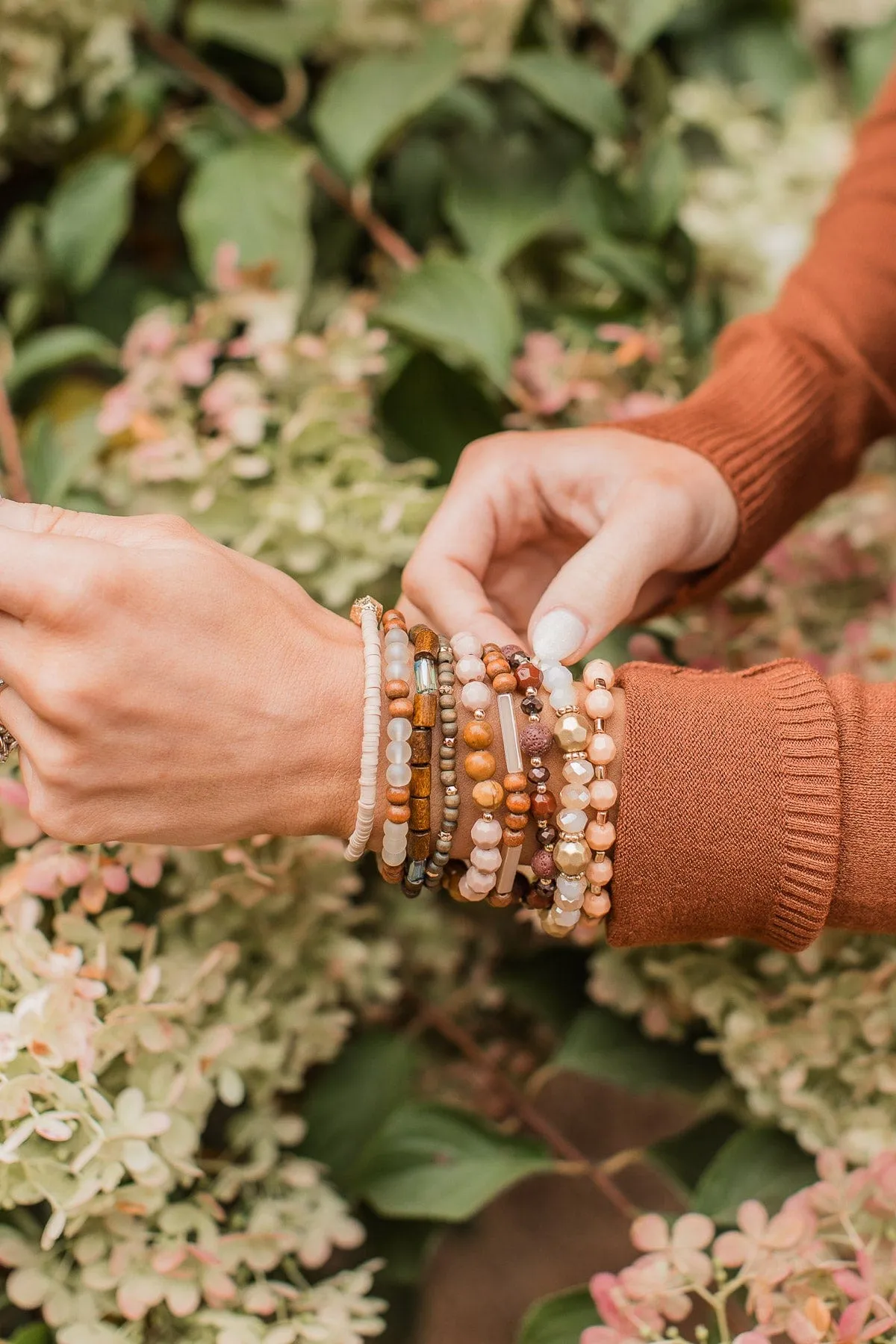 Brown Love Bracelet Set