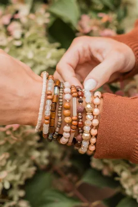 Brown Love Bracelet Set