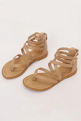 Ankle Strap Zipper Sandals at Buckle