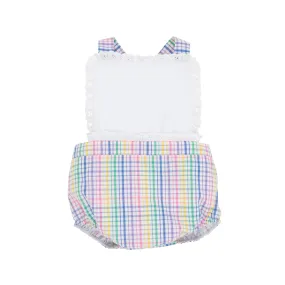 Colored Pens Plaid Sally Sunsuit by The Beaufort Bonnet Company