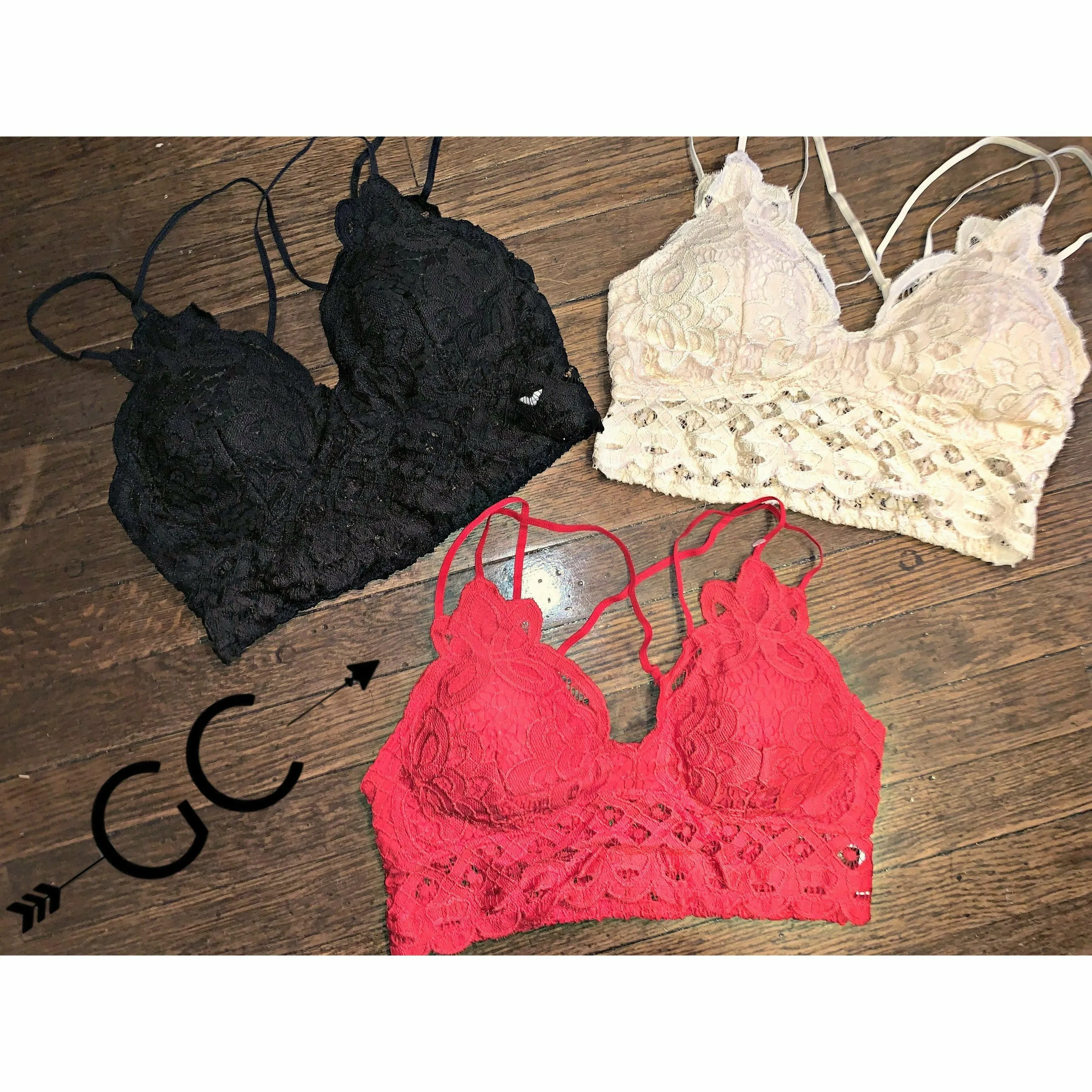 Colorful Lace Bralettes