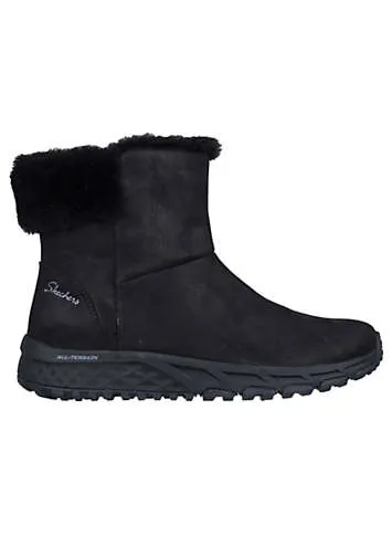 Cosy Zip-Up Boots by Skechers