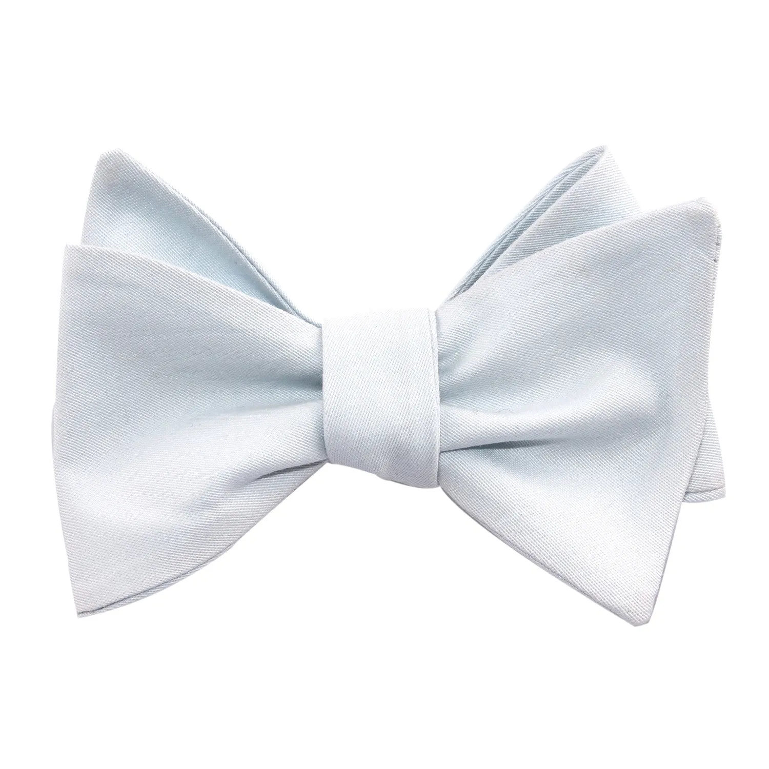 Alice Blue Fabric Bow Tie