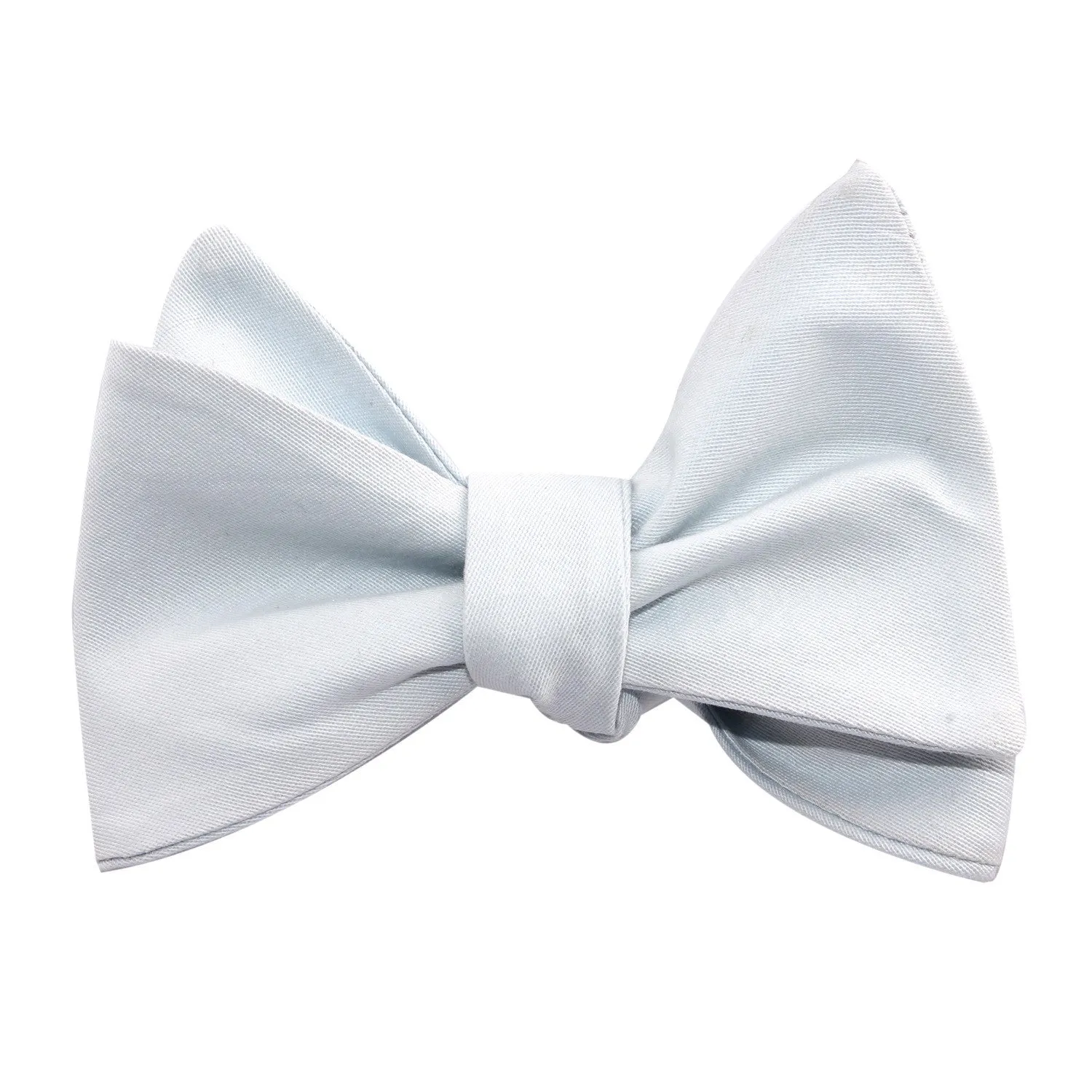 Alice Blue Fabric Bow Tie