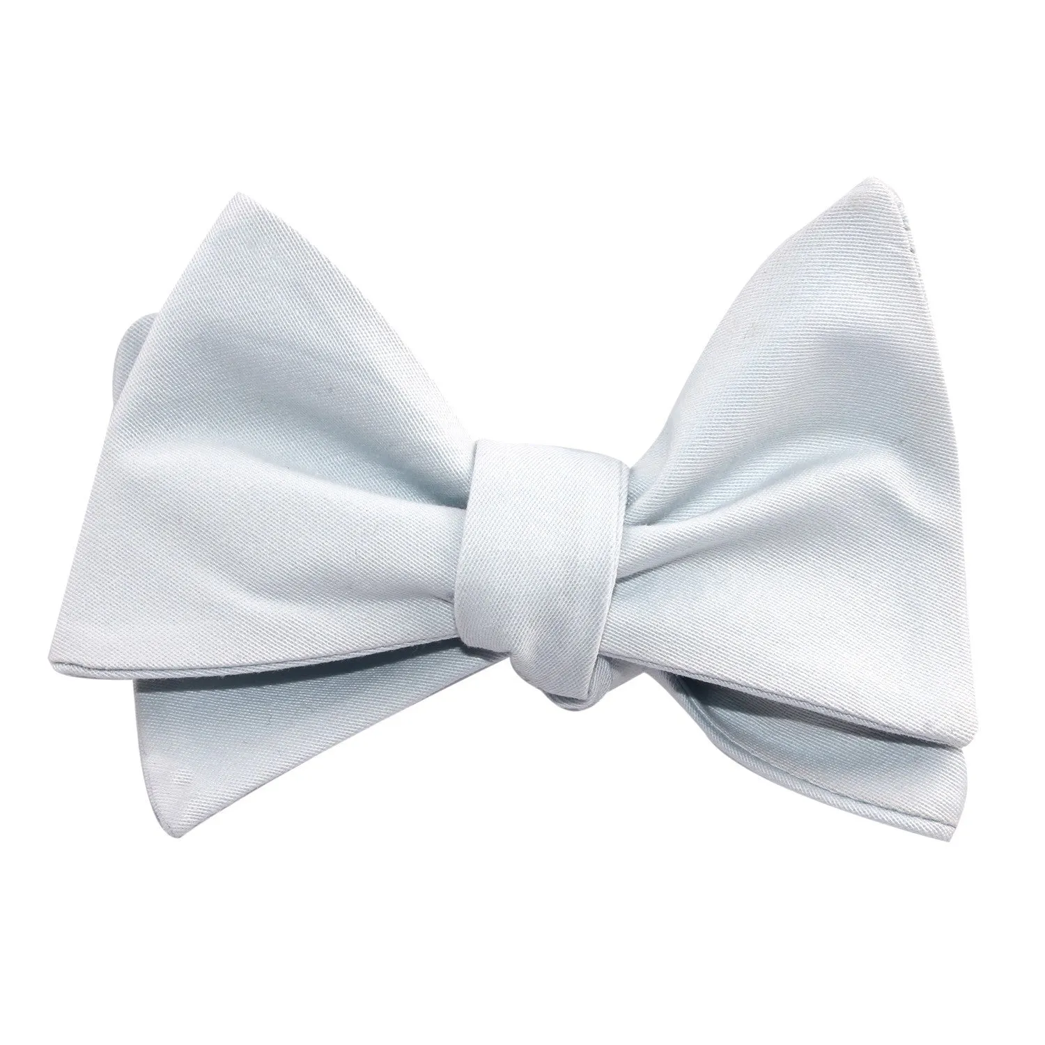 Alice Blue Fabric Bow Tie