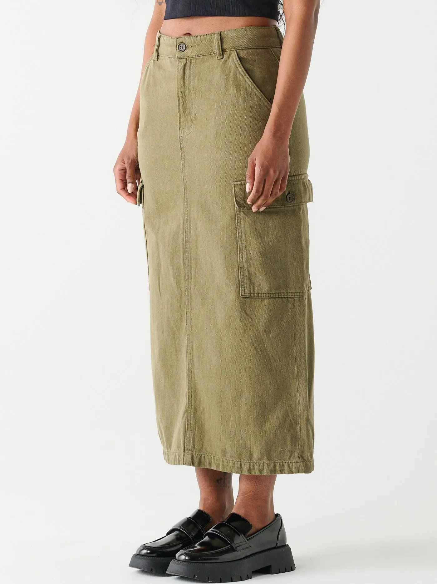 Maxi Skirt with Utility Design by DEX