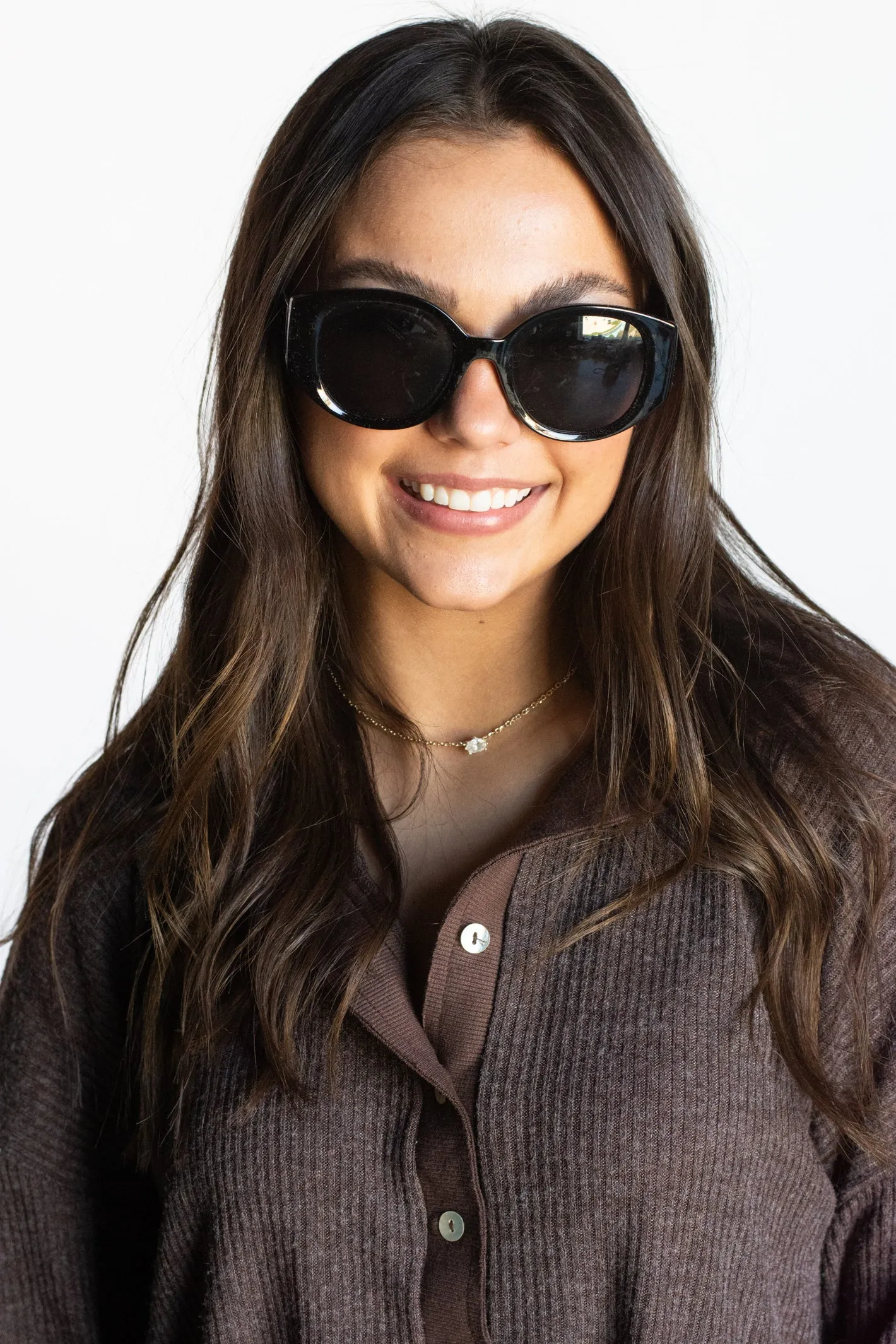 Round Sunglasses with 'Do Not Disturb' Embellishment - Available in 4 Colors