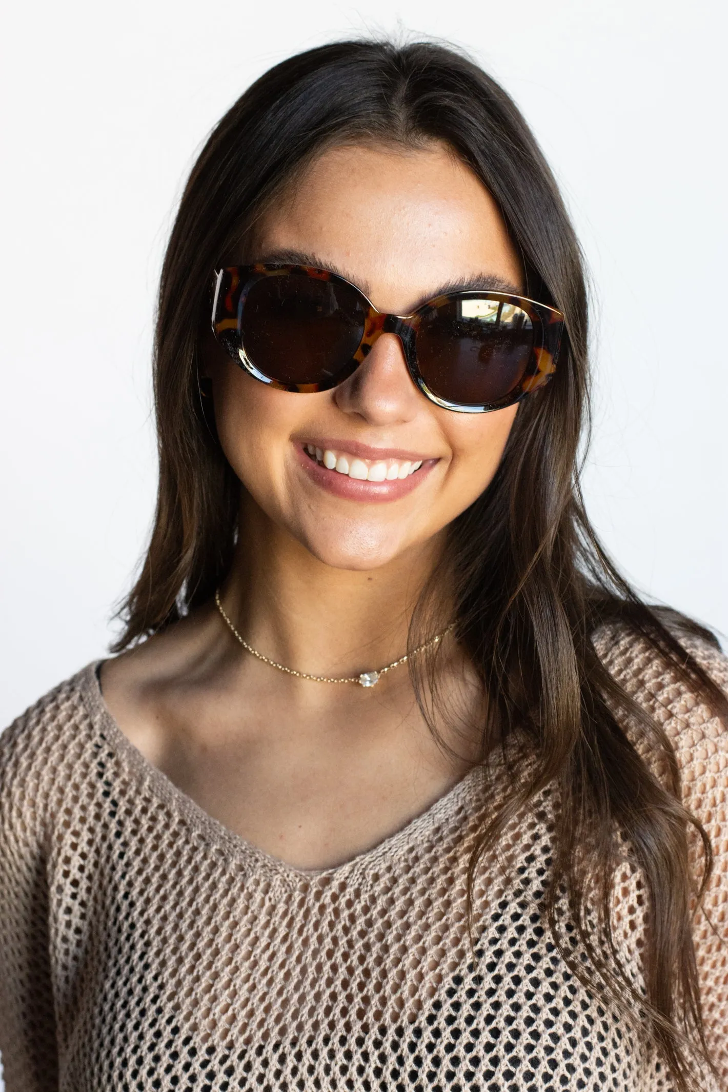 Round Sunglasses with 'Do Not Disturb' Embellishment - Available in 4 Colors