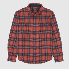 Double RL Soft Plaid Workshirt Mediumweight