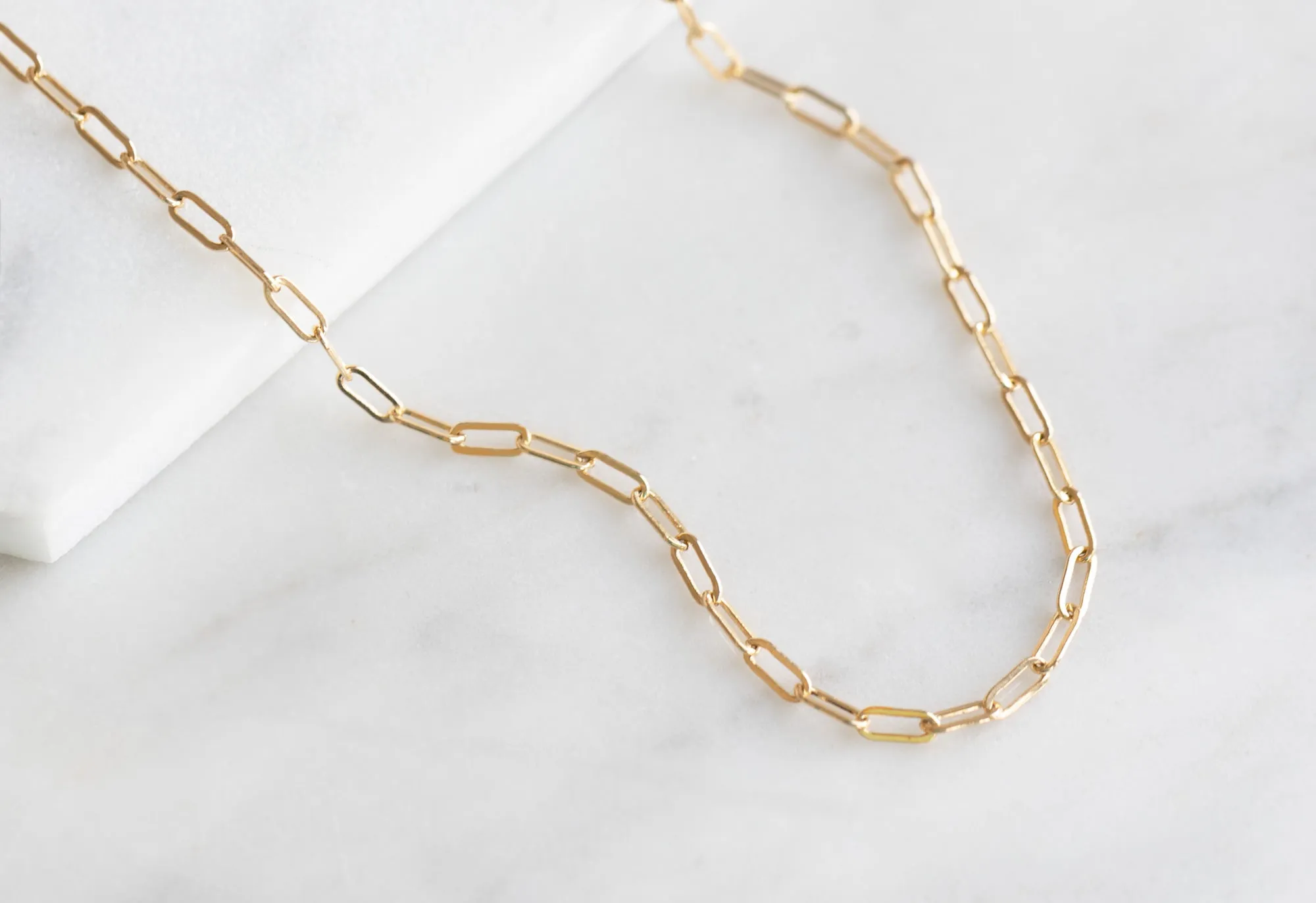 Drawn Cable Chain Anklet Bracelet