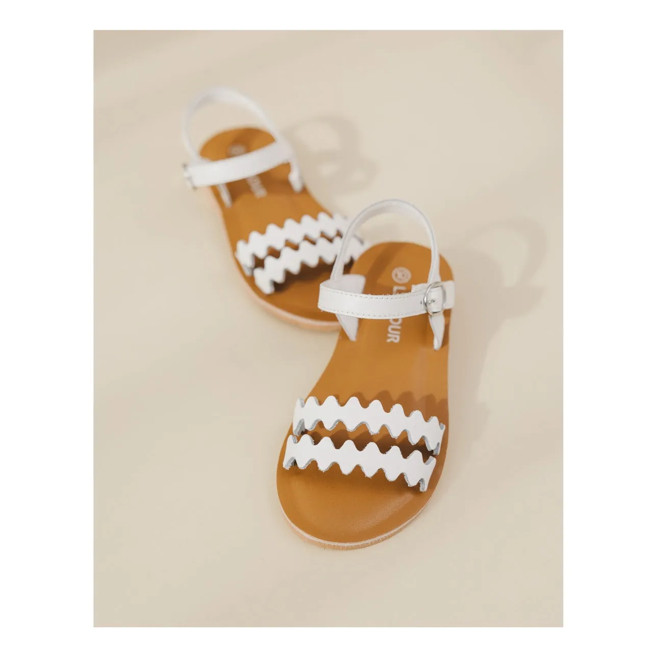 Women's Scalloped Sandal