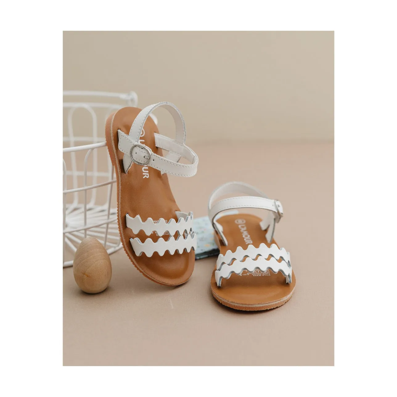 Women's Scalloped Sandal