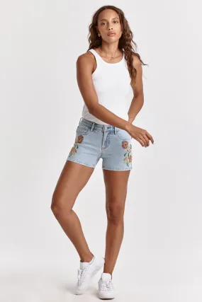 Chic Embroidered Shorts