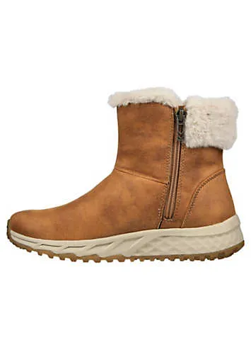 Escape Plan Cozy Collab Zip-Up Boots by Skechers