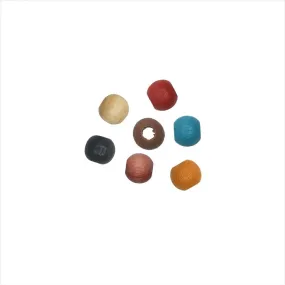 Multi-Colored Round EuroWood Wood Beads 4mm Diameter (250 Pieces)