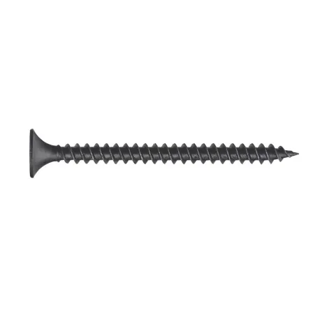 Fine Thread Drywall Screws Bugle Head Black Phosphate 3.5 x 55mm Pack of 1000