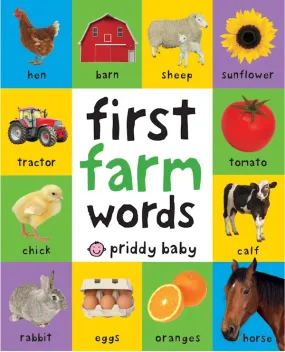 First Farm Words Padded Book,