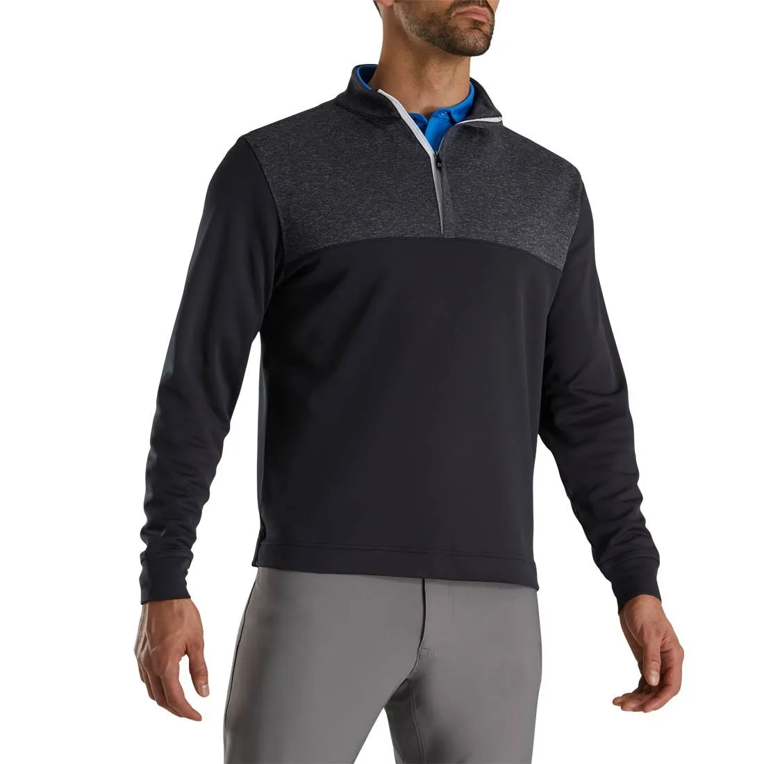 FootJoy Mid-Layer Heather Yoke Half-Zip