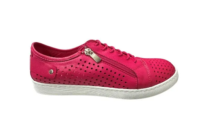 Fuschia Lace Up Shoes