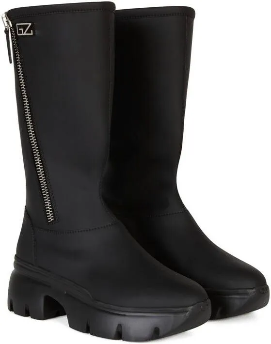 Giuseppe Zanotti Black Rexana Zip-Up Boots