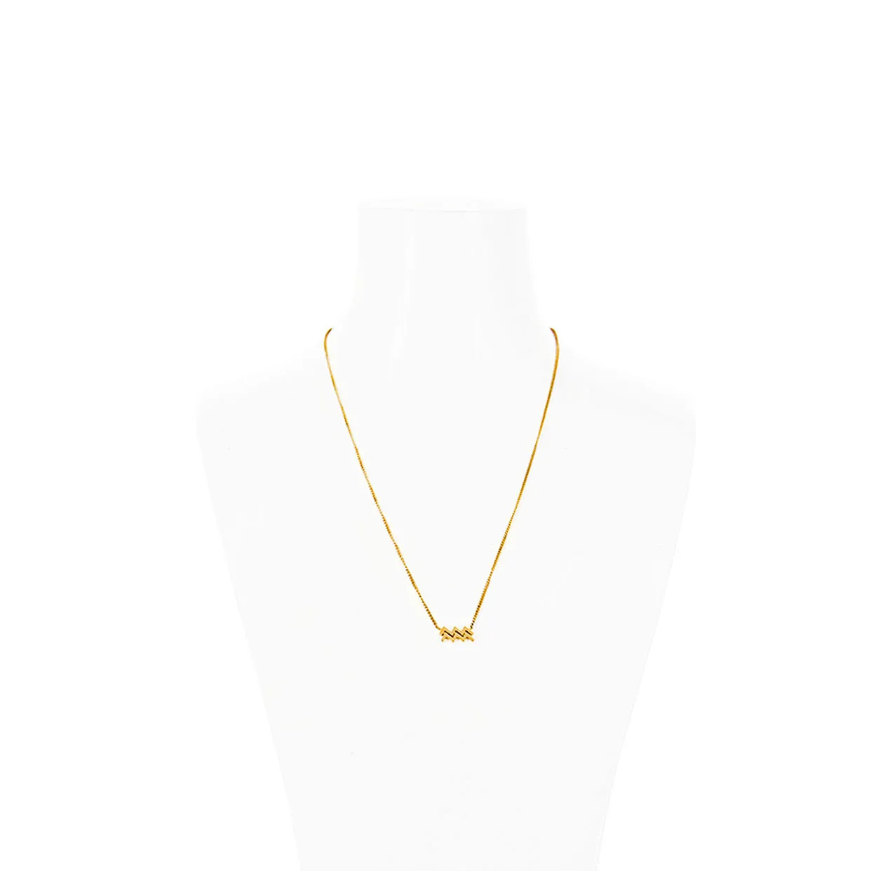 Gold Aquarius Necklace