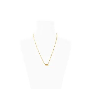 Gold Aquarius Necklace