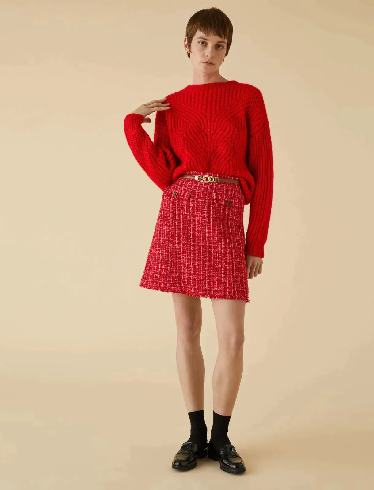 MAONIA Tweed Skirt by EMME Marella