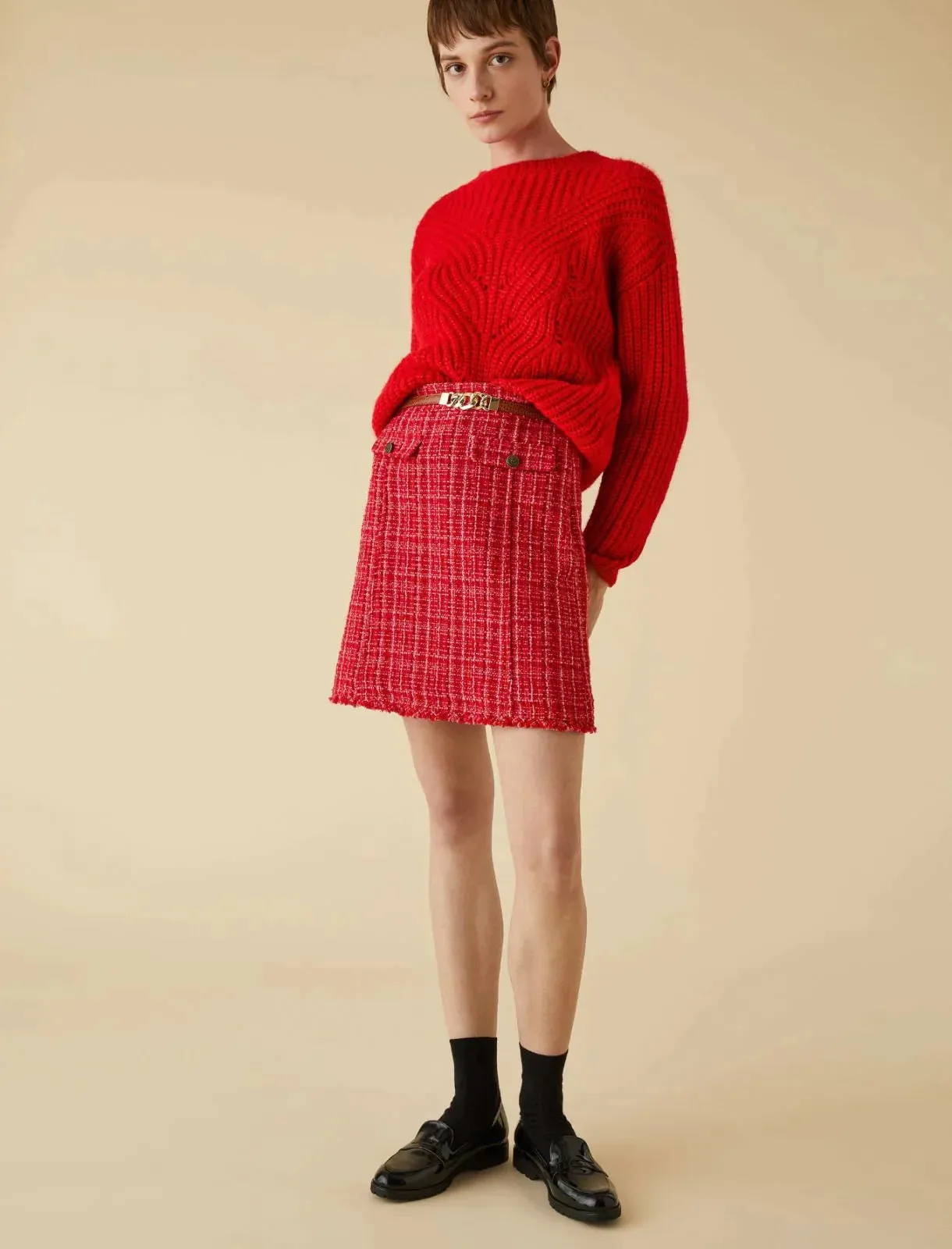 MAONIA Tweed Skirt by EMME Marella