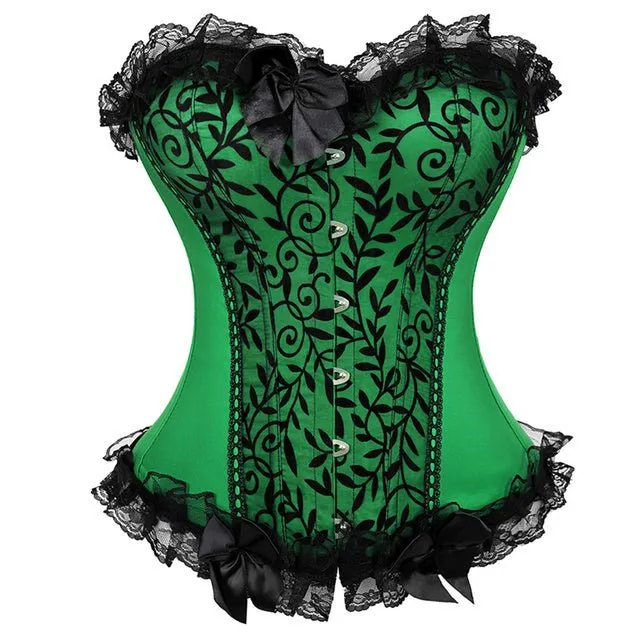 Green Corset Queen Izy