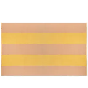 HAY Yellow Crinkle Stripe Plaid Throw