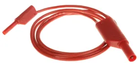 Hirschmann Test & Measurement, 10A, 1000V ac/dc, Red, 1m Lead Length