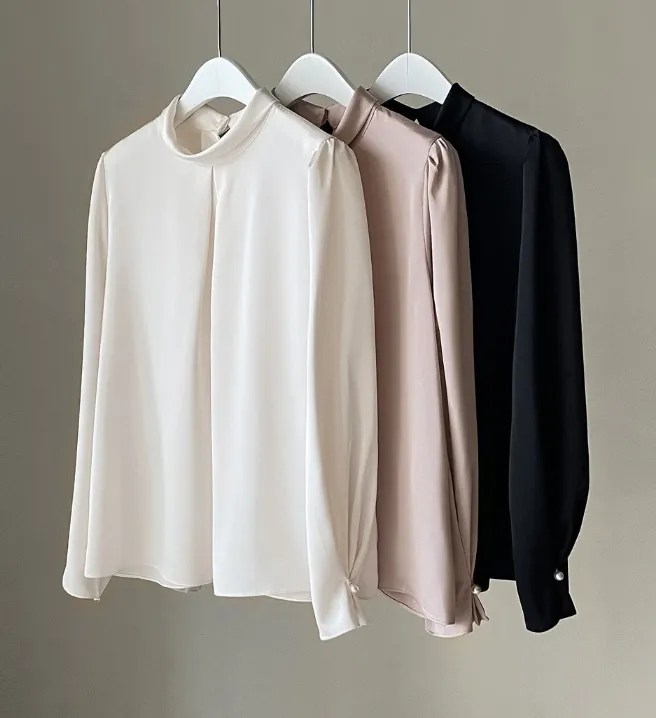 Street Style Long Sleeves Plain Party